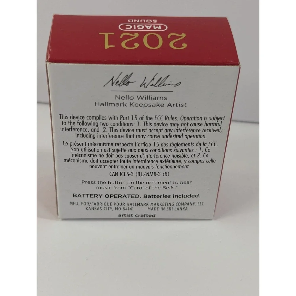 2021 Hallmark Miniature Ornaments 